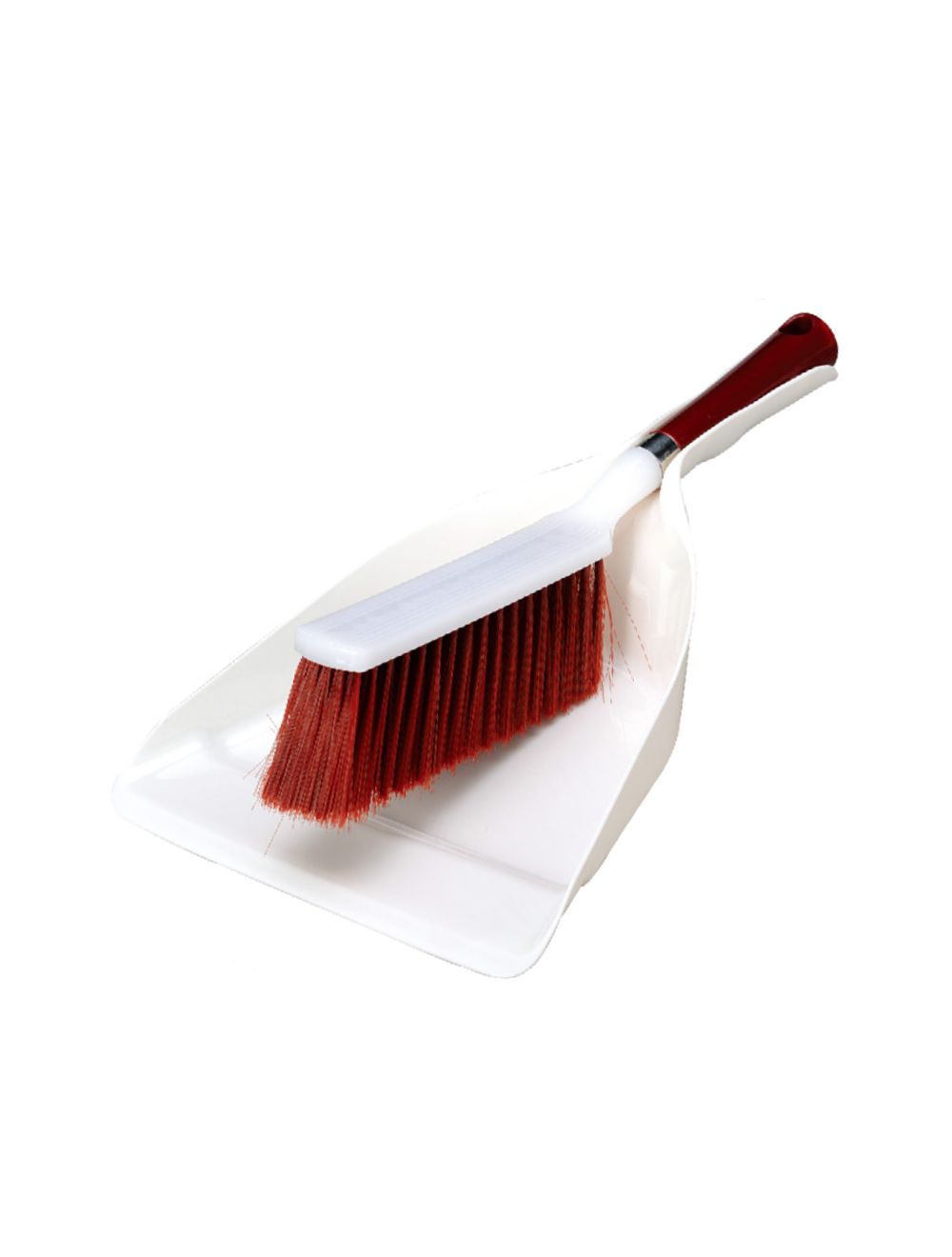 Royalford Dustpan with Brush White & Brown