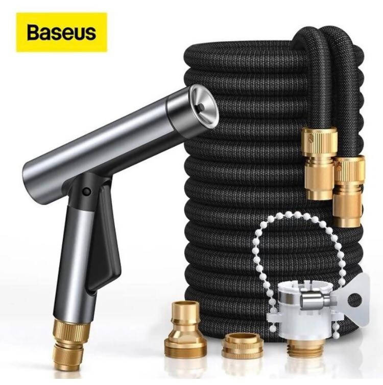 Baseus Car Washing Gun Sprayer Nozzle Magic Flexible Hose Car Water Gun High Pressure Power Washer Garden Water Jet.