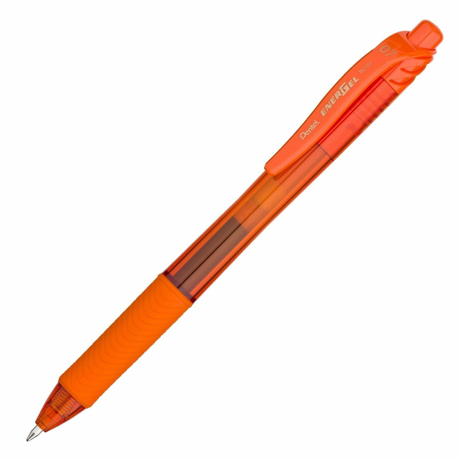 Pentel EnerGel Rt Liquid Gel Ink Pen 0.7mm Tip Orange