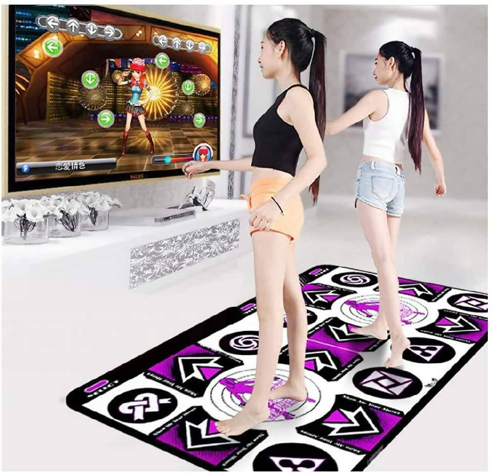 English Menu Dance Pads Mats For Tv Pc Computer Flash Light Guide Double Dance Mat Wireless Controll Games Yoga Mats Fitness