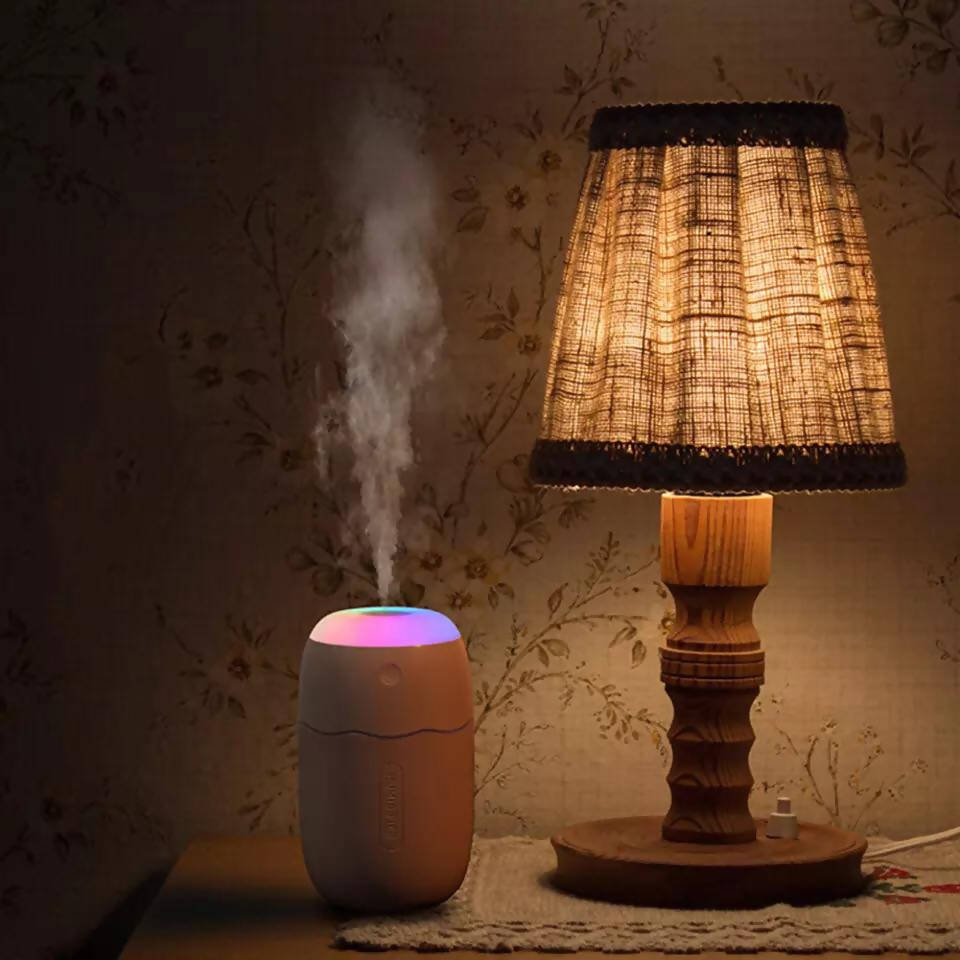 Mini Air Humidifier USB wooden texture Aroma Essential Oil Diffuser