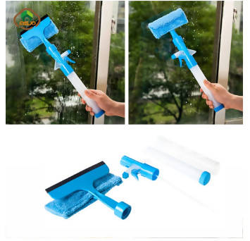 Glass Cleaner Brush 3 In 1 Spray Car Window Brush Microfiber Home Window Wiper Glass Cleaner Brushes Kitchen Cleaning Tools