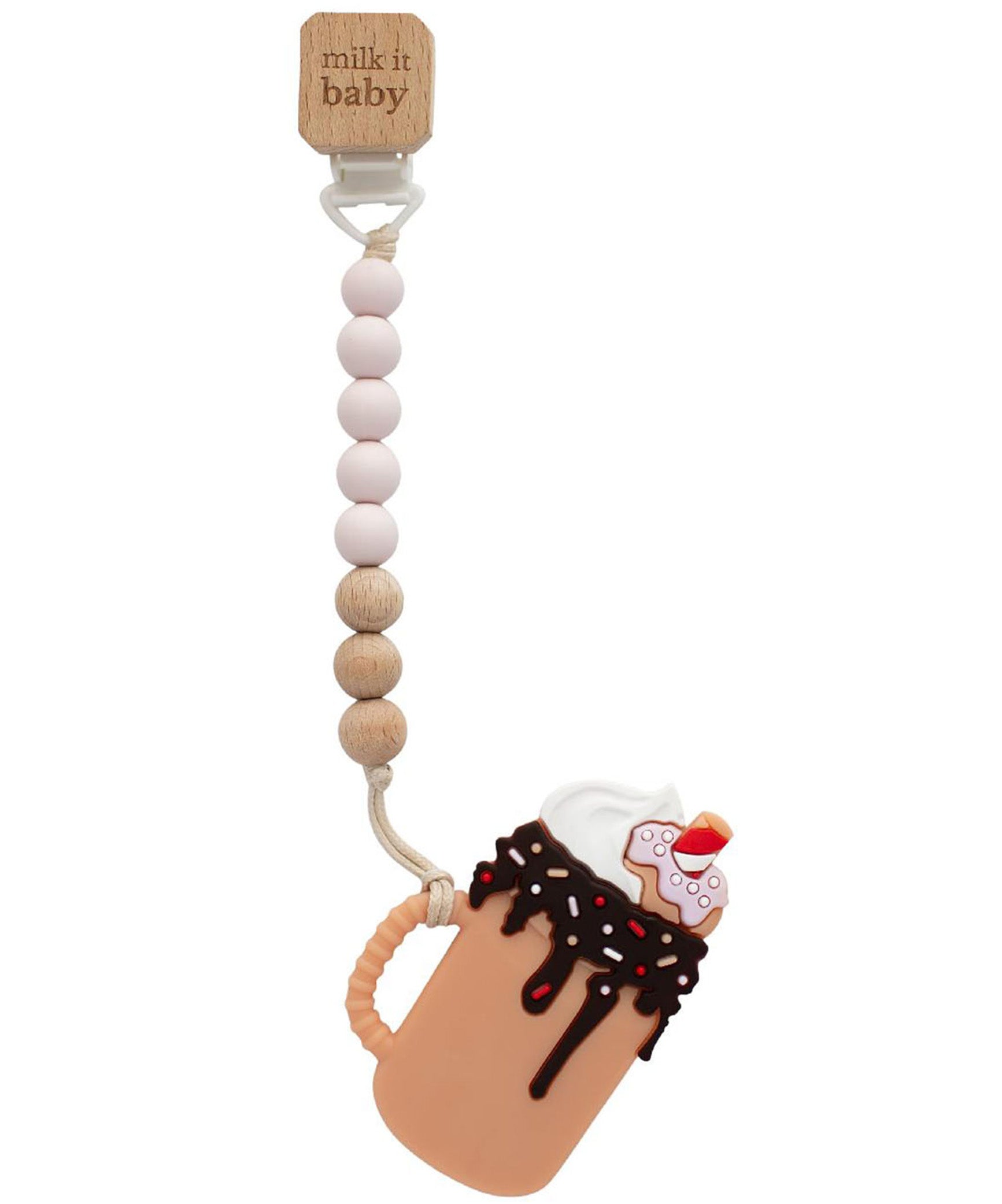 Milk It Baby Chocolate Monster Milkshake Teether | Halabh.com