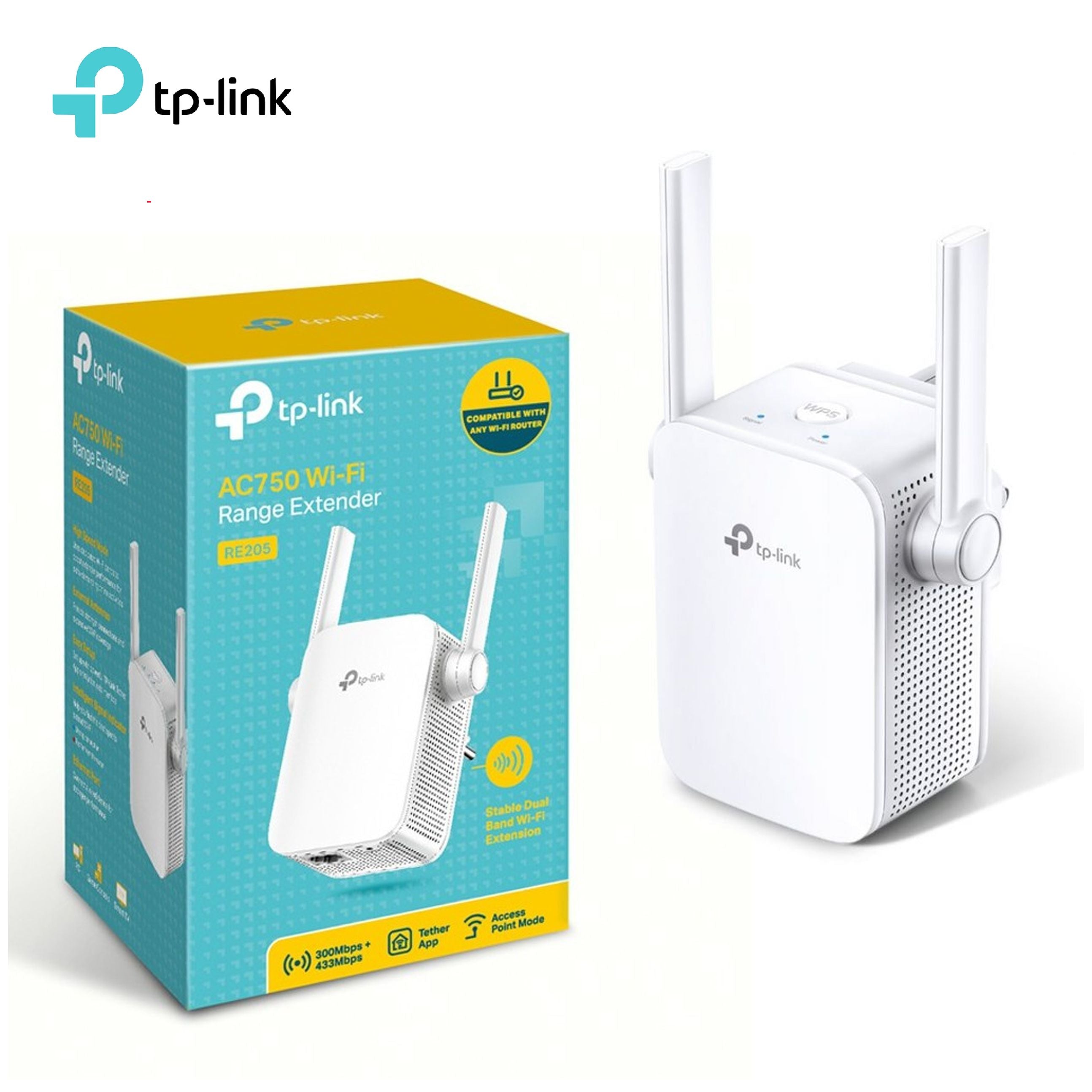 TP-Link RE205 - AC750 Wi-Fi Range Extender | Home Appliance & Electronics | Halabh.com