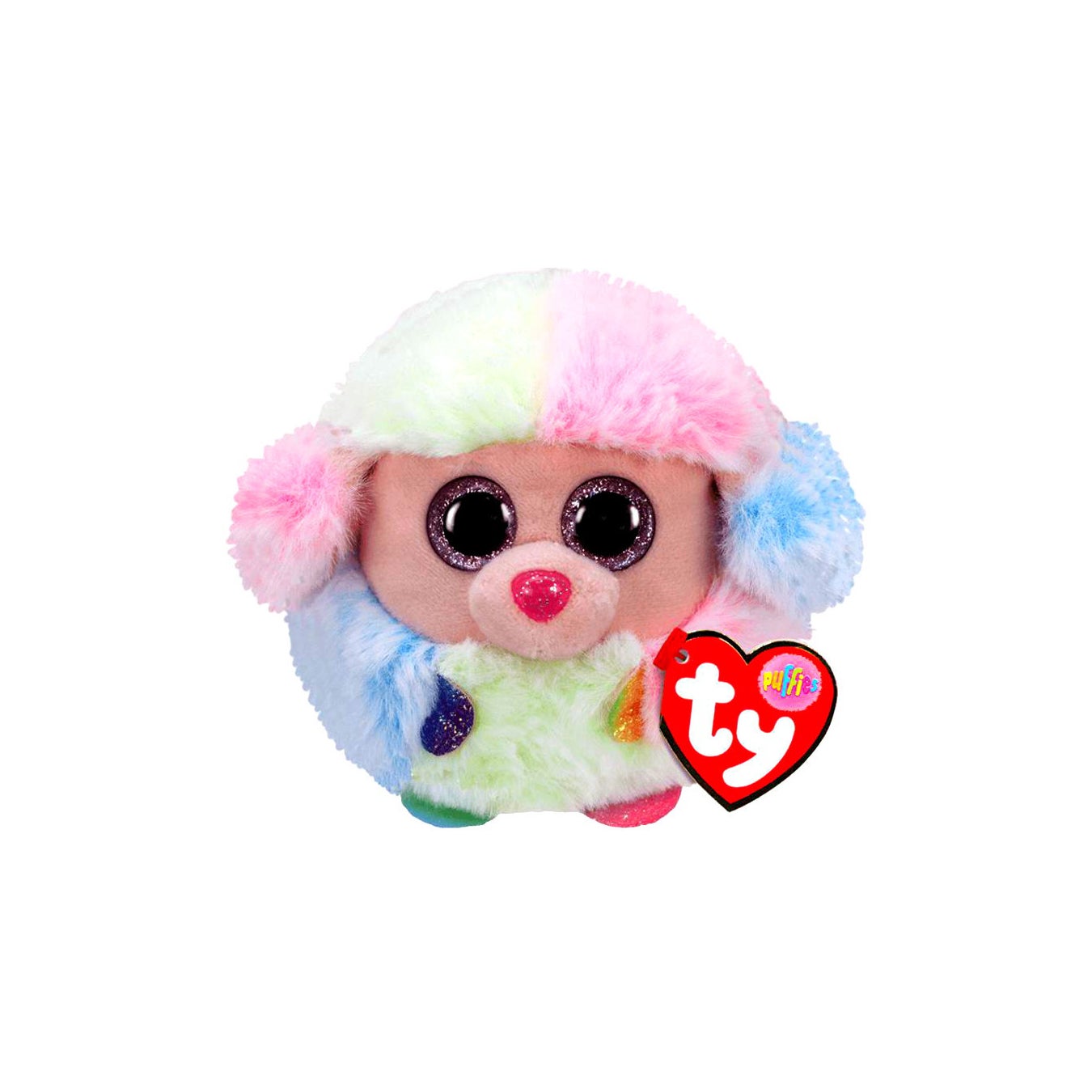 Ty Puffies Rainbow Poodle