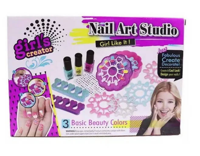 Game To Apply Nails Beauty Salon Toy Girl