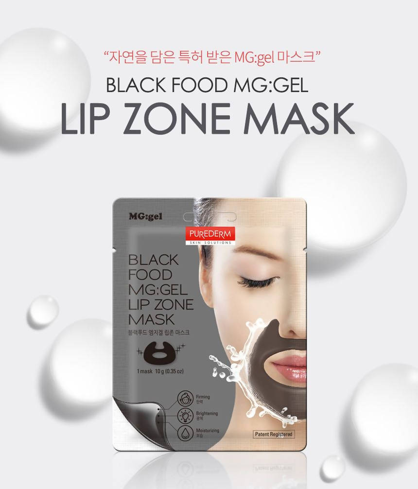 MG Gel Black Food Lip Zone Mask 10g