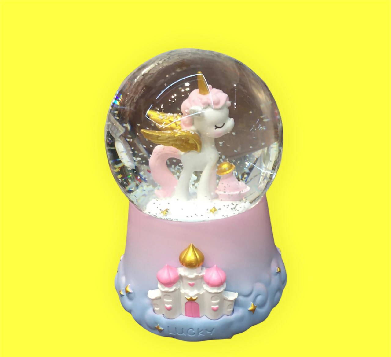 Creative Music Box Crystal Ball With Snow Music Decoration