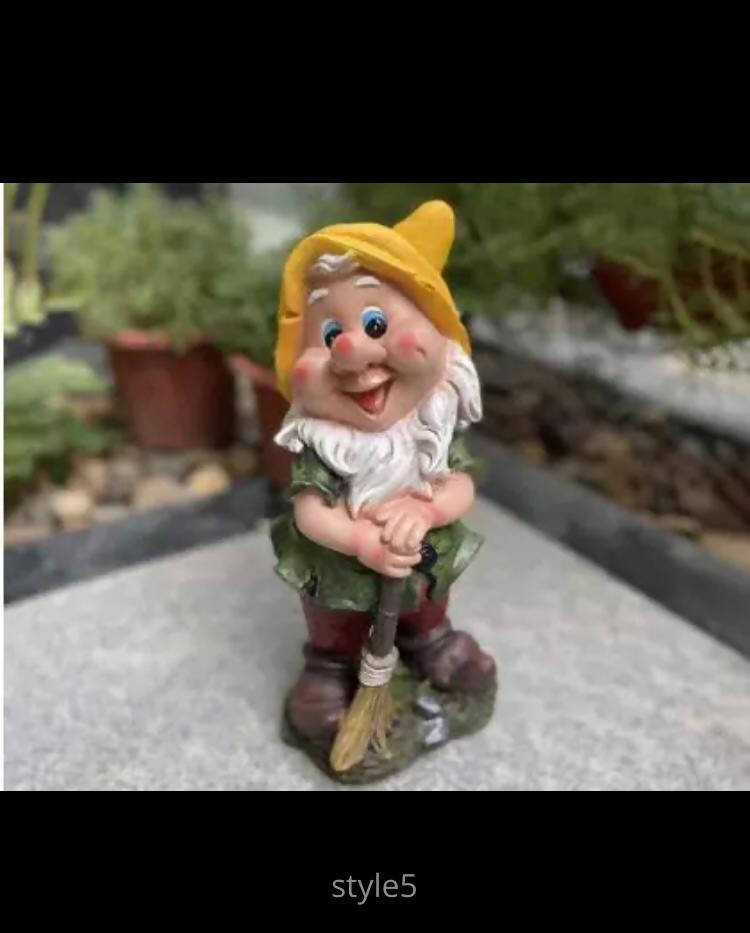 Outdoor Fairy Garden Accessories Courtyard Decor Cartoon Character