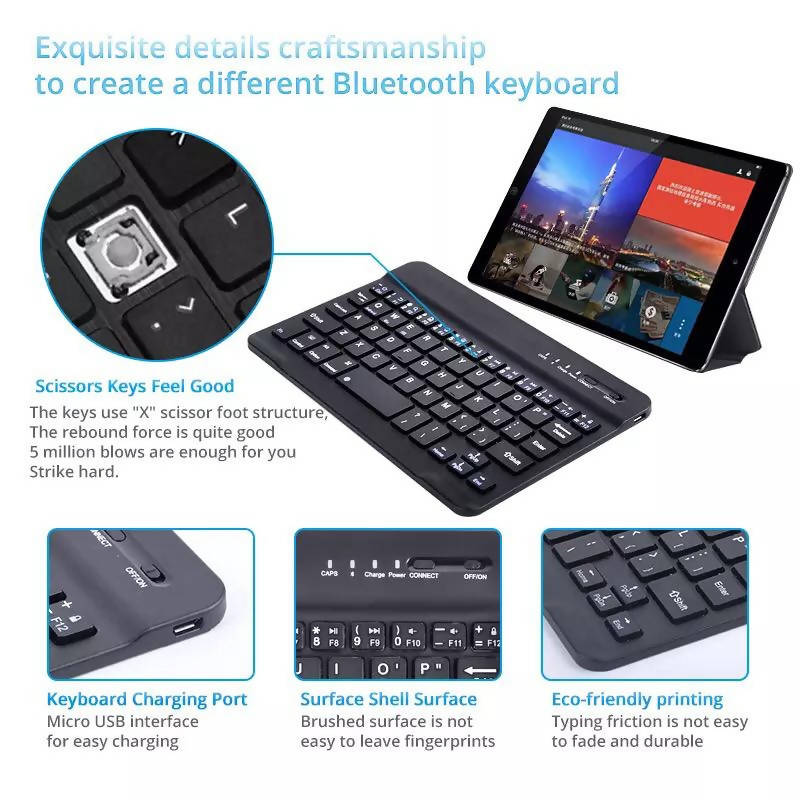 Mini Wireless Keyboard For Ipad Android Windows Tablet Bluetooth Keyboard For Iphone Xiaomi Samsung Smartphone Key board