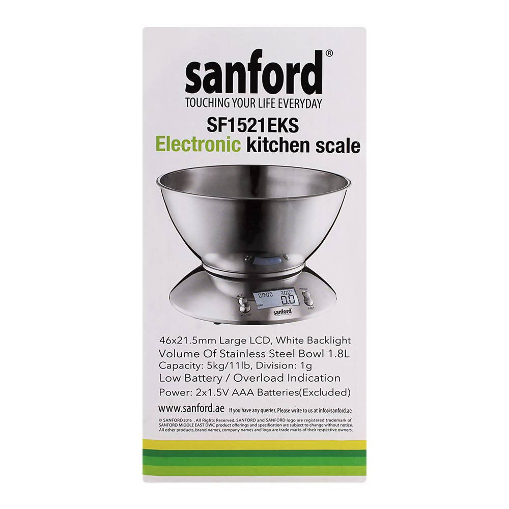 Sanford Electrical Kitchen Scale Silver