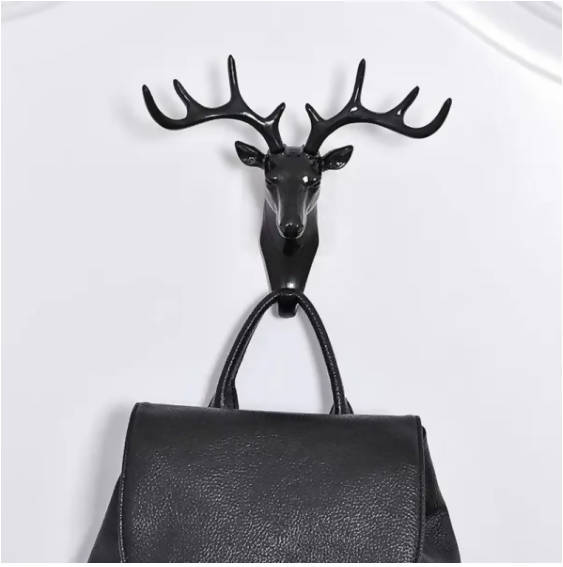 1PC Wall Hanging Hook Vintage Deer Head