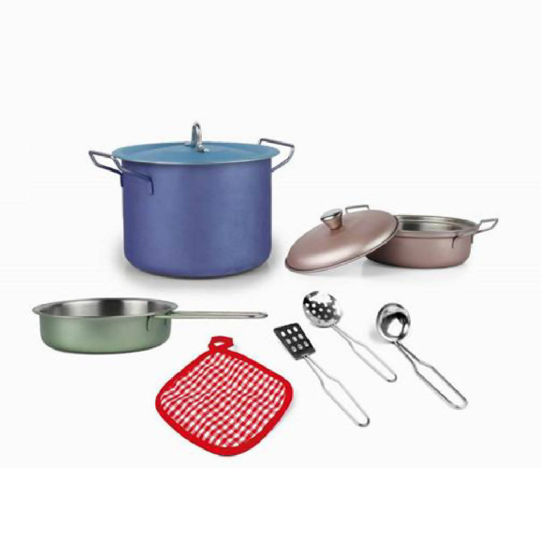 Cooking Set Steel 12Pcs