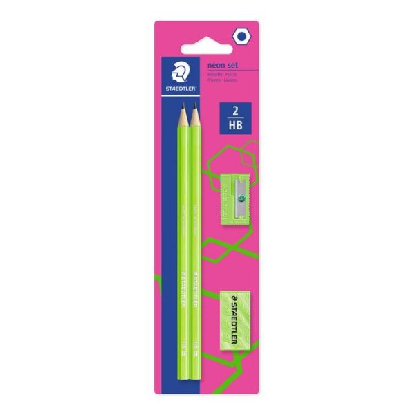 WOPEX Neon Pencil Set Green