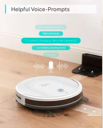 Eufy Hybrid Robot Vacuum Cleaner White | in Bahrain | Halabh.com