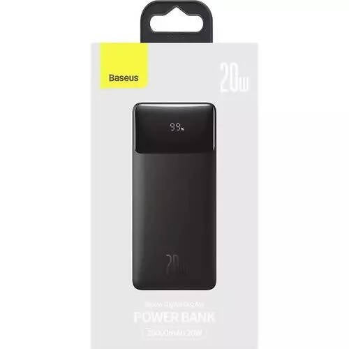 Baseus Bipow 20000MAH Powerbank Digital Screen 20W Fast Pd + Qc Portable Charger PPDML-M01-with fashionable appearance at the forefront.