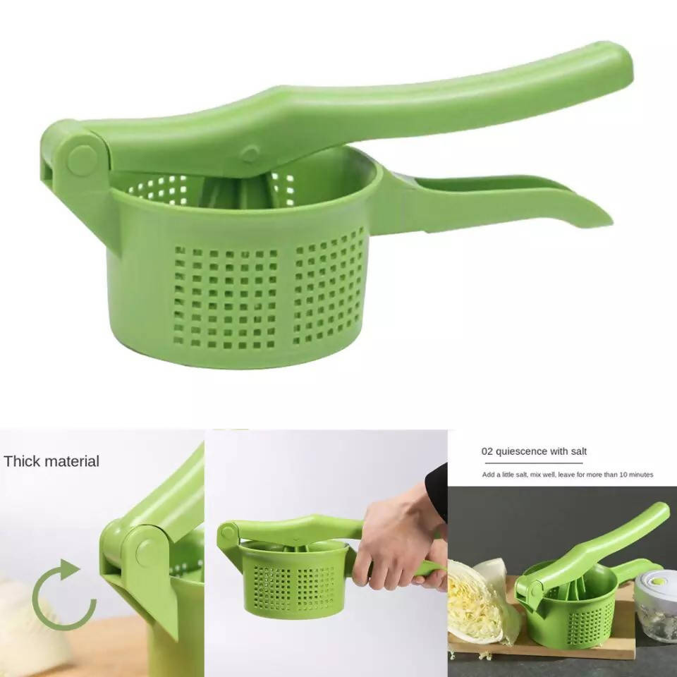 Salad Spinner Manual Vegetables Dehydrator Press Water Lettuce Strainer